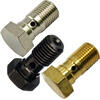 Tornillo banjo M10x1.25 simple cabeza plana acero