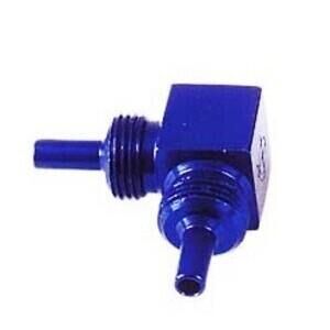 Brake hose connection Allegri 2 ways 90° M10x1 alloy blue