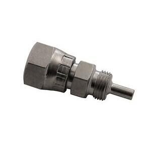 Brake hose connection Allegri straight long 1/8\'\' GAS revolving