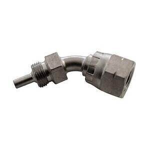 Brake hose connection Allegri 45° 3/8\'\'x24 revolving