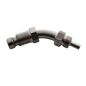Raccordo tubi freno aeronautici maschio inclinato 45° M10x1,25 girevole