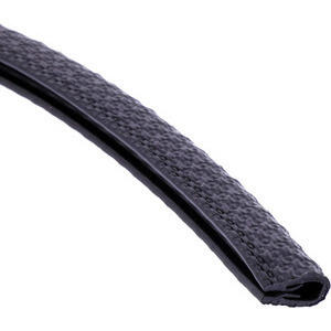 Fairing protection rubber edge 1-2mm black 1mt