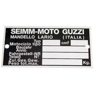 Frame plate Moto Guzzi 850 Le Mans