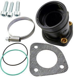 Collettore di aspirazione per Moto Guzzi Serie Grossa carburatore Dell'Orto PHF 36