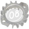 Flangia collettori di scarico per Moto Guzzi Serie Grossa 44mm alettata - Foto 2