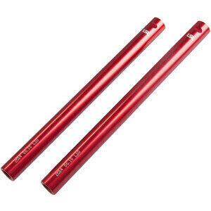 Tubi impugnatura semi manubri 22mm LSL rosso coppia