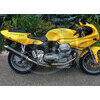 Finale di scarico per Moto Guzzi 1100 Sport Mistral rotondo carbonio coppia - Foto 3