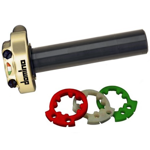 Comando gas 22mm bicavo desmo Tommaselli XM2 oro