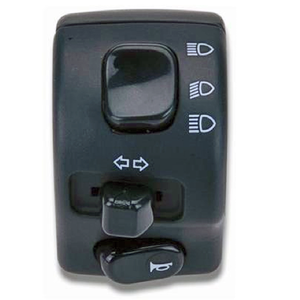 Handlebar switch Tommaselli Classic left alloy black