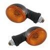 Coppia frecce alogene Oval mini corte nero