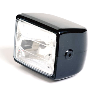 Faro anteriore Cube alogeno nero