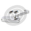 Specchietto retrovisore reversibile Highsider Streetfighter cromo - Foto 2