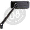 Specchietto retrovisore reversibile Highsider Streetfighter nero - Foto 3