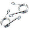 Molla sella a forbice 6mm cromo coppia