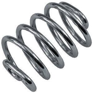 Seat spring barrel 76mm chrome