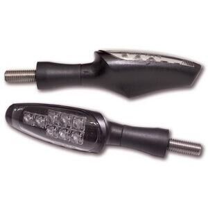Coppia frecce led Koso Z-1 nero opaco fumè