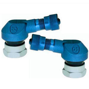 Valvola pneumatici tubeless 11.3mm 90° Ariete blu coppia