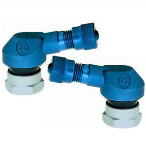 Valvola pneumatici tubeless 11.3mm 90° Ariete blu coppia