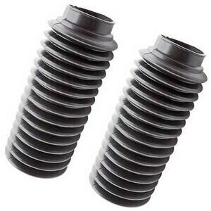 Coppia soffietti forcella 38-58mm lunghezza 350mm nero