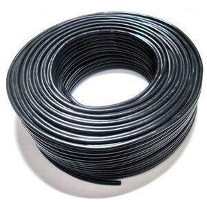 Cavo candela 5mm PVC nero