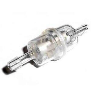 Kraftstoff filter universell 8mm Kunststoff transparent