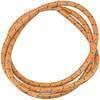 Cavo candela 7mm sterlingato sabbia/nero/rosso rivestito