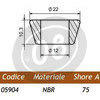 Boccola ammortizzatori Ariete 12x22x10mm - Foto 2