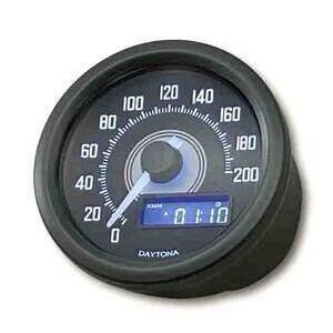 Contachilometri elettronico Daytona60 200Km/h nero