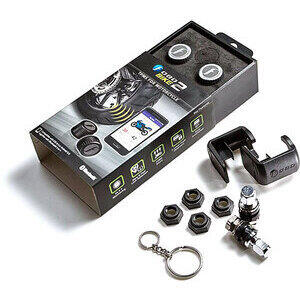 Valvola pneumatici tubeless Fobo Bike kit bluetooth TPMS 2 grigio coppia