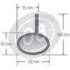 Specchietto retrovisore bar-end Highsider Oval cromo - Foto 3