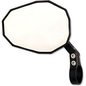 Specchietto retrovisore bar-end Straight corto nero