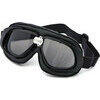 Maschera moto Bandit Classic nero lenti fumè