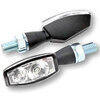 Coppia frecce led Highsider Blaze nero opaco con fanalino posteriore