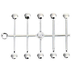 Allen head bolt cover M6 plastic chrome set 12pc