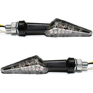 Coppia frecce led Modern nero opaco