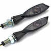 Led winkers Triple black matt pair