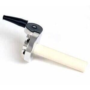 Comando gas 22mm monocavo Cross lucido