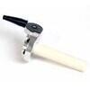 Comando gas 22mm monocavo Cross lucido