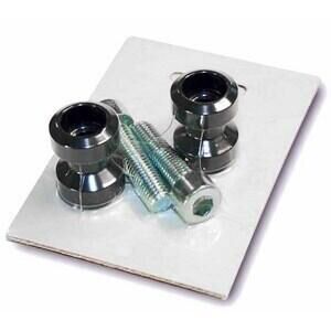 Supporto cavalletto posteriore M8 Zieger nero coppia