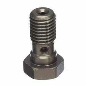 Bullone forato M10x1 singolo testa svasata alluminio antracite