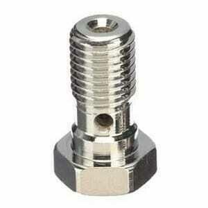 Bullone forato M10x1.25 singolo testa svasata inox grigio