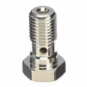 Bullone forato M10x1.25 singolo testa svasata inox grigio