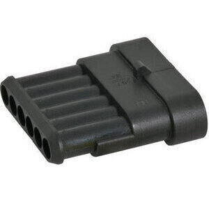 Electrical cable connector housing 6 pins SuperSeal female