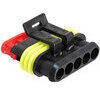 Connettore AMP 5 vie maschio impermeabile