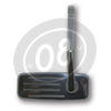 Specchietto retrovisore bar-end Highsider Streetfighter nero - Foto 3