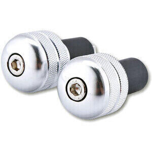 Coppia contrappesi antivibranti Cafe Racer cromo
