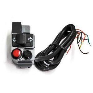 Blocchetto elettrico Cafe Racer sinistro antracite