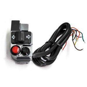 Blocchetto elettrico Cafe Racer sinistro antracite