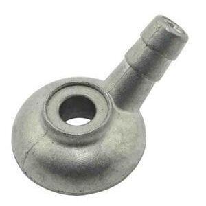 Raccordo tubo benzina carburatore Dell'Orto 8mm alluminio curvo 45°