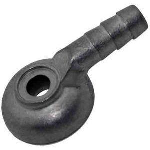 Raccordo tubo benzina carburatore Dell'Orto 8mm dritto alluminio